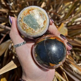 Agate Eye Strength and Protection Sphere