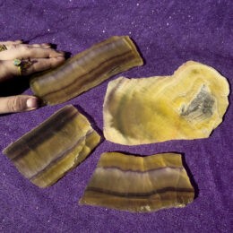 Argentinian Fluorite Charging Plate