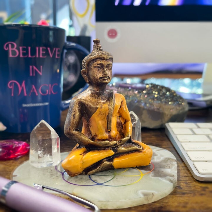 Desktop and Altar Buddha