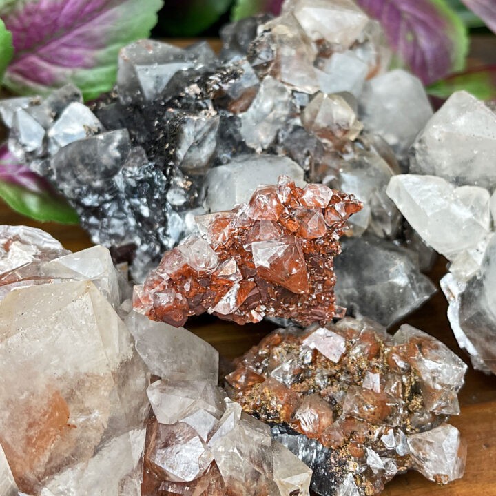 Face Your Fears Calcite Cluster