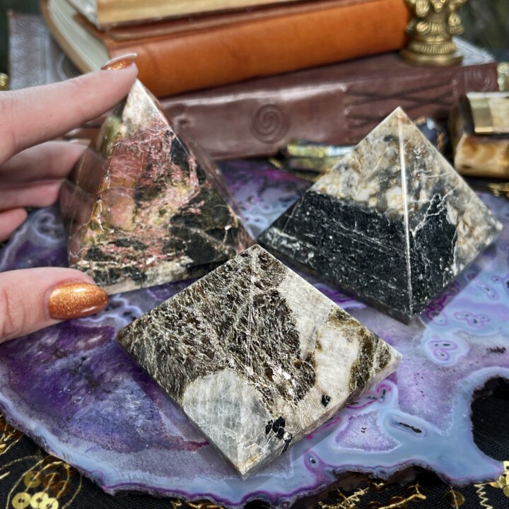 Black Tourmaline Alchemy Pyramid