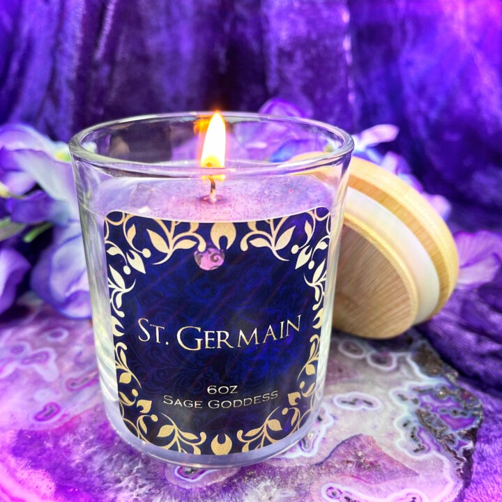 Saint Germain Intention Candle