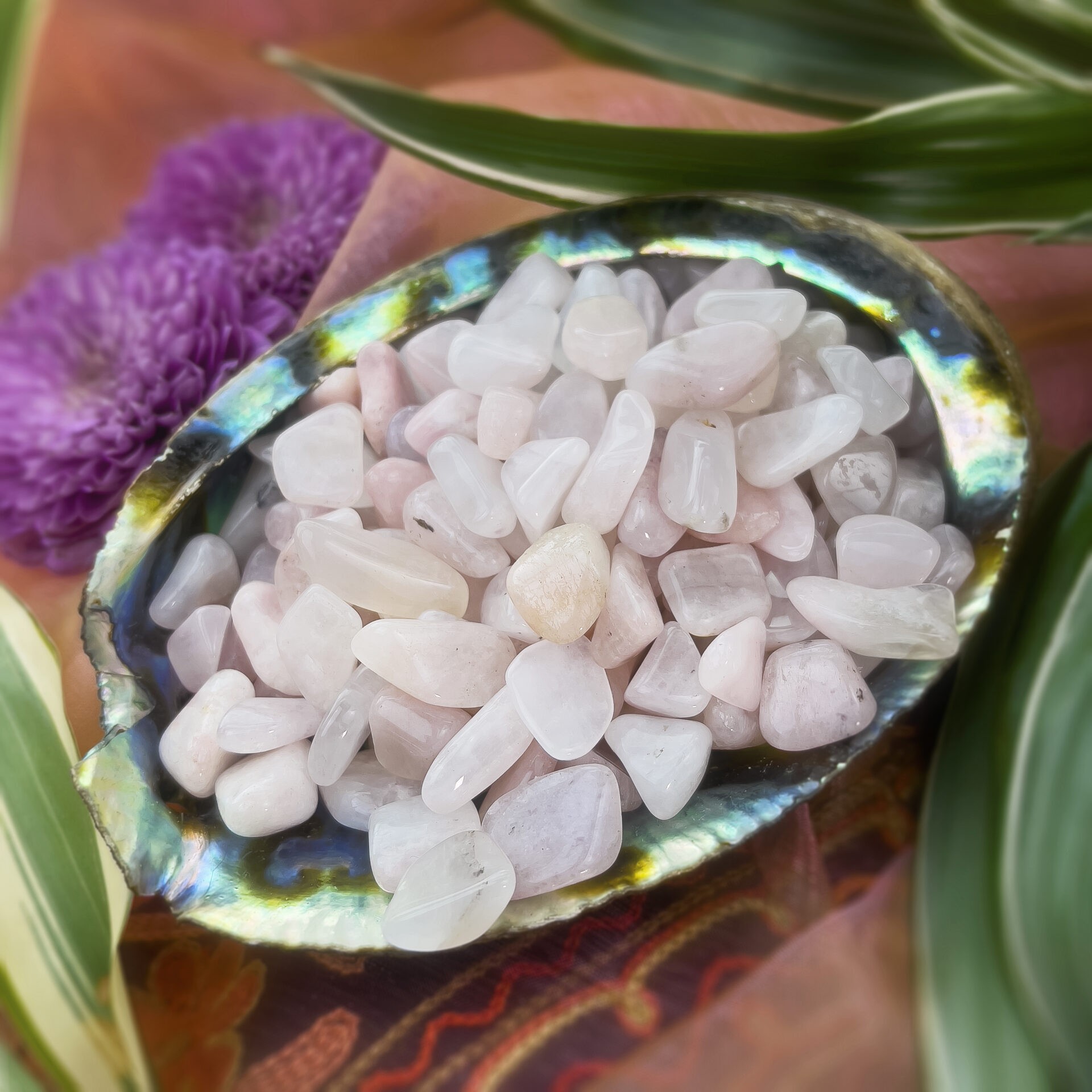 Sage Goddess Tumbled Pink Petalite for opening your heart to love
