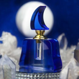 Blue Moon Crystal Perfume Bottle