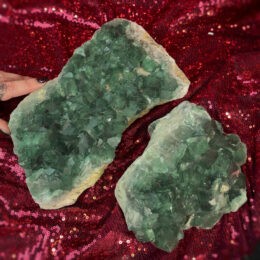 Natural Cubic Green Fluorite