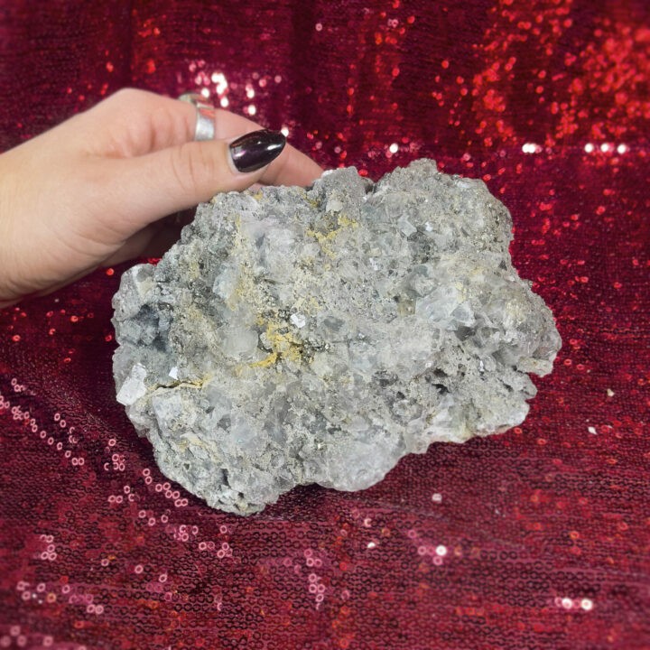Pyrite in Quartz and Calcite