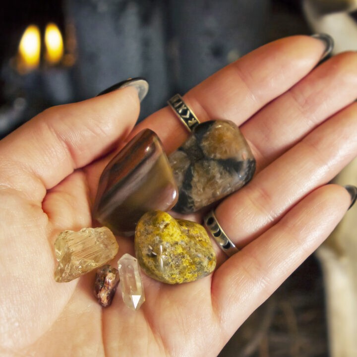 Celtic New Year Stone and Smudge Set