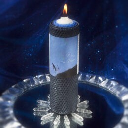 New Moon Beeswax Intention Candle
