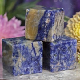 Sodalite Cube for Sweet Dreams