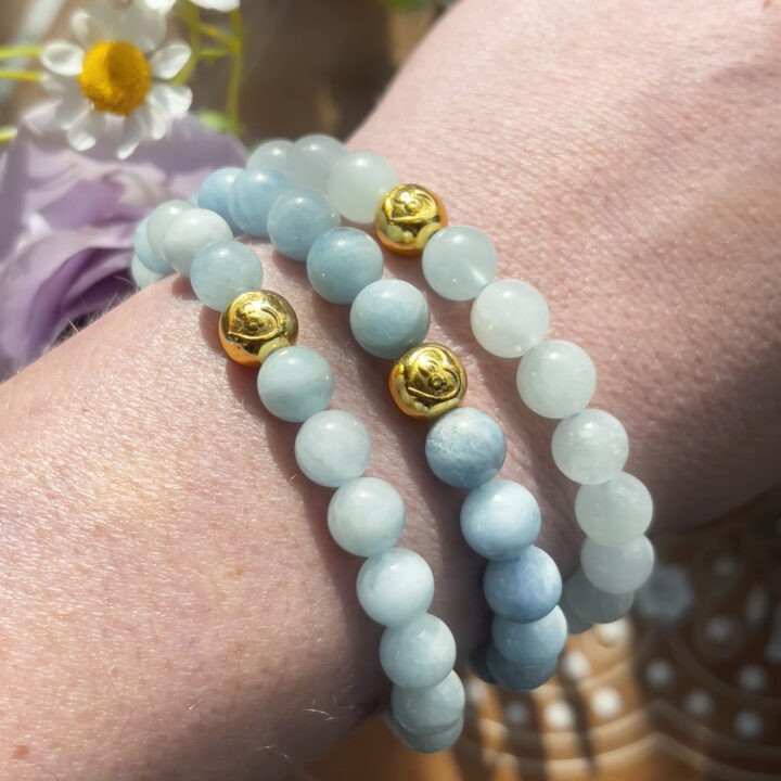 Emotional Healing Aquamarine Bracelet