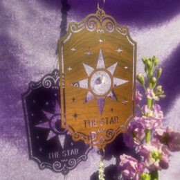 The Star Tarot Crystal Suncatcher