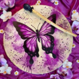 Beauty of the Moment Butterfly Shaman Drum
