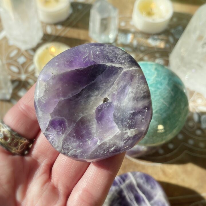 Peaceful Amethyst Sphere Stand