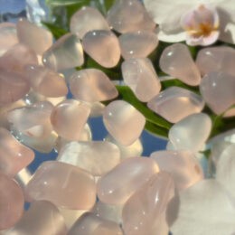 Tumbled Pink Chalcedony