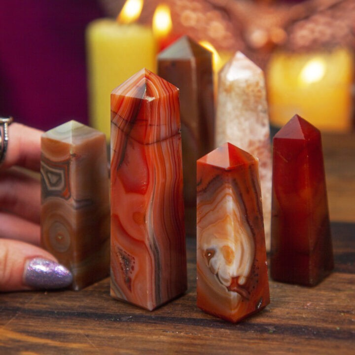 Passion and Power Carnelian Obelisk