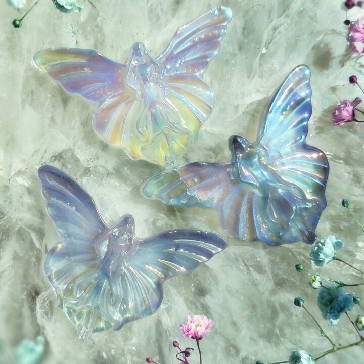 Angel Aura Lavender Fluorite Faerie