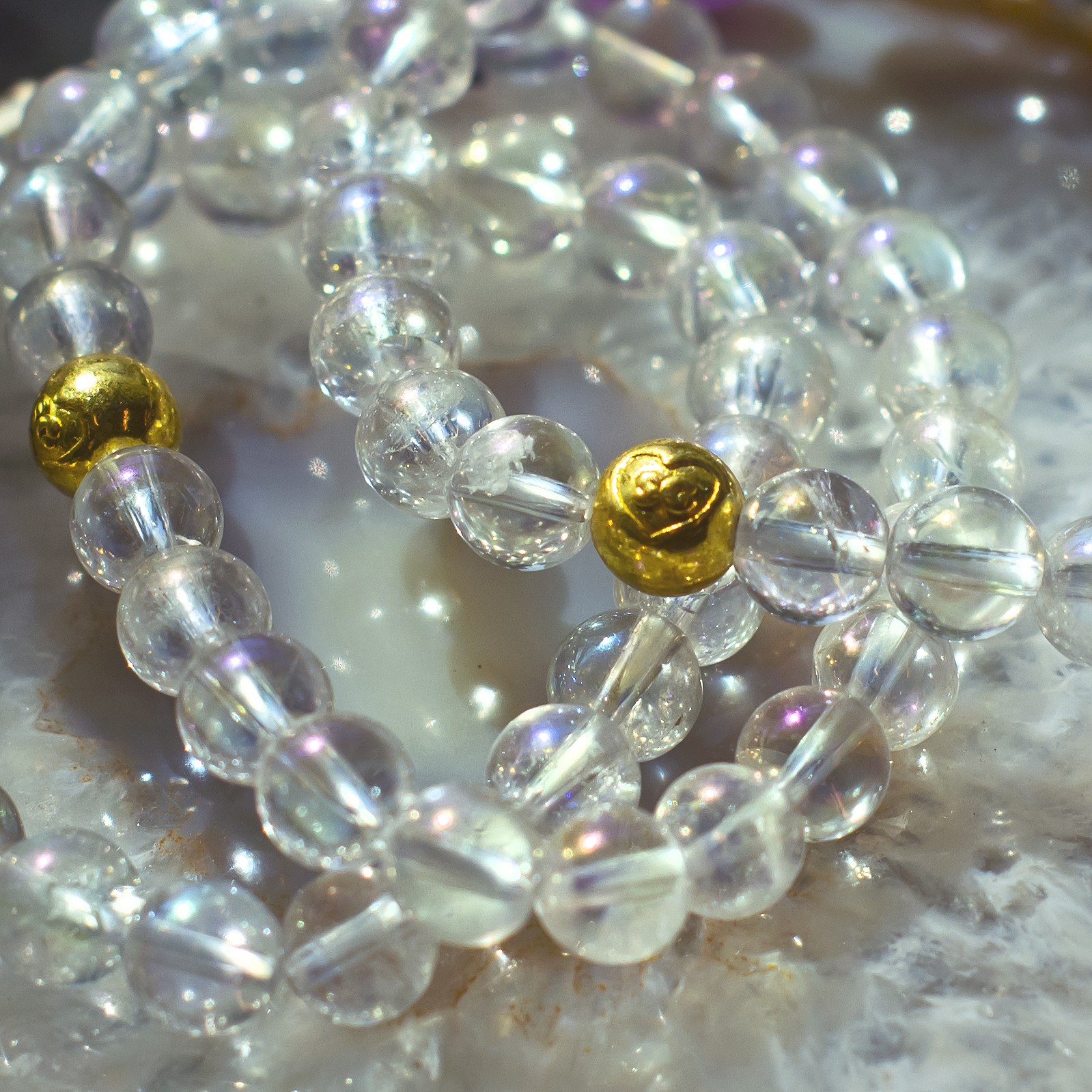 Celestial Czech Glass Bead  Magick Jewelry Making Supplies