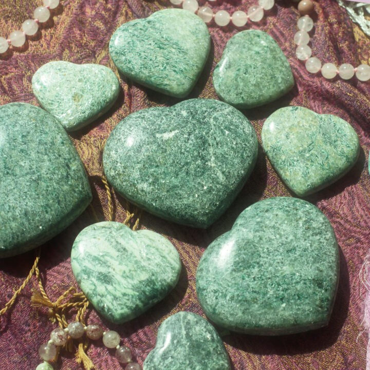 Green Kyanite Healing Heart