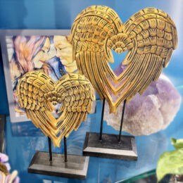 Wooden Angel Wings of Love