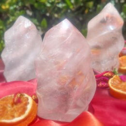 Summer Solstice Charged Clear Quartz Flame