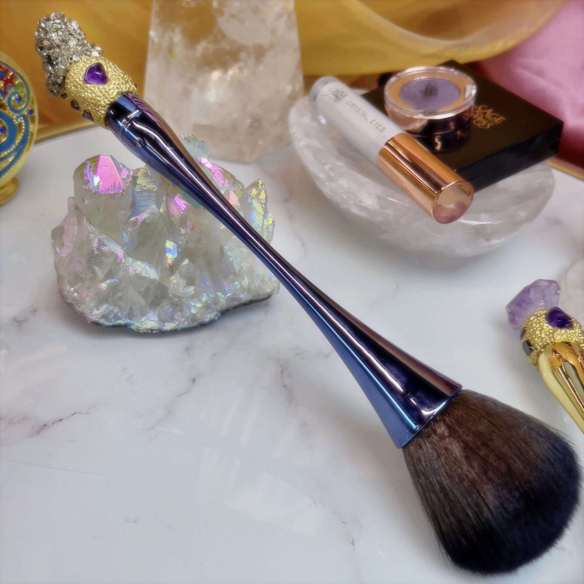 Crystal Rock Makeup Brushes