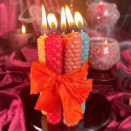 Mabon Beeswax Intention Candle Set