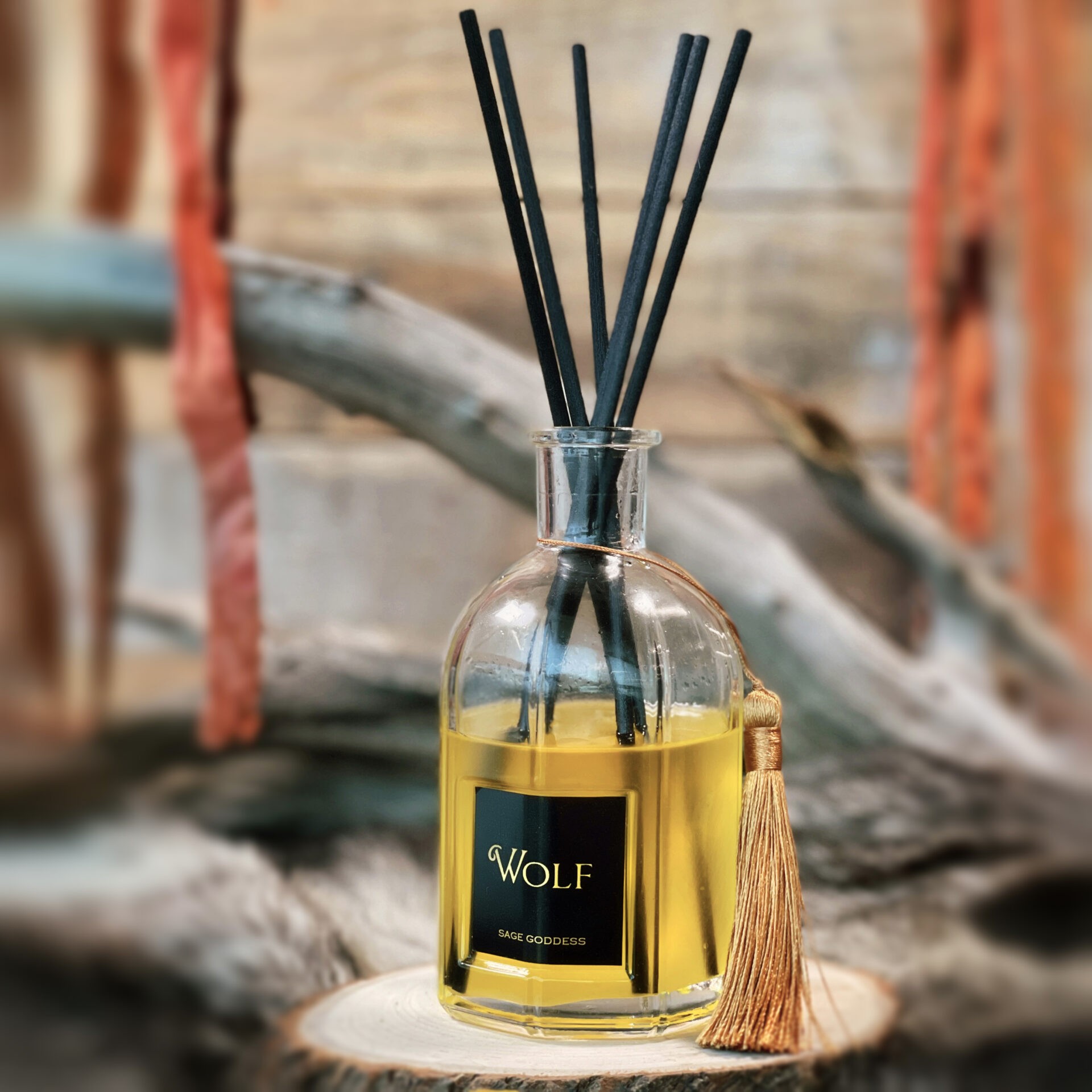Wolf Perfume Reed Diffuser for inner strength and power