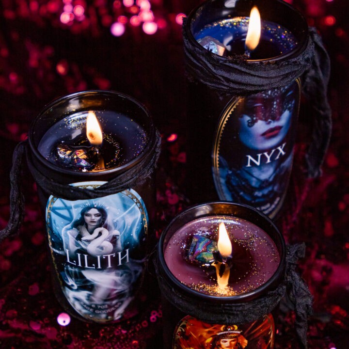 Dark Goddesses Intention Candle Collection
