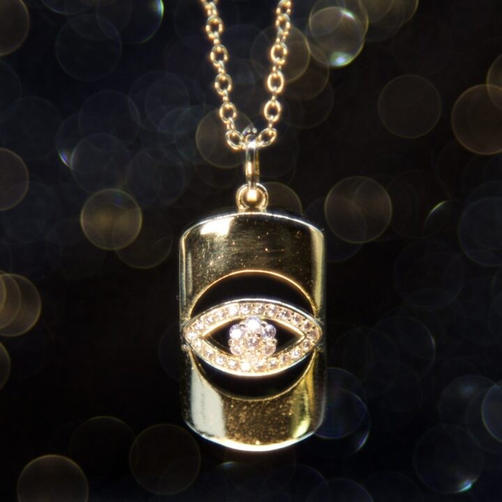 Evil Eye Protection Zircon Bling Necklace