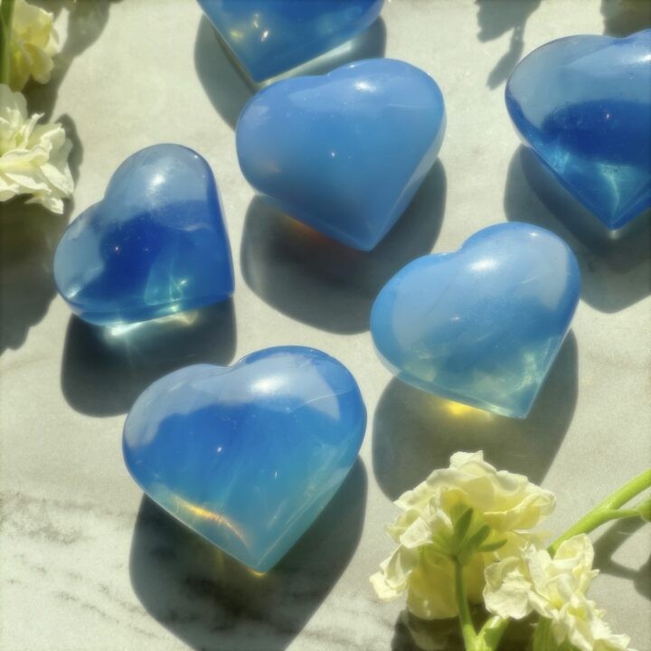 Blue Opalite Heart