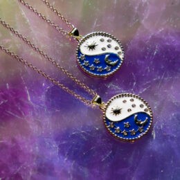 Celestial Yin-Yang Zircon Necklace
