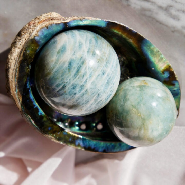 Emotional Healing Aquamarine Sphere
