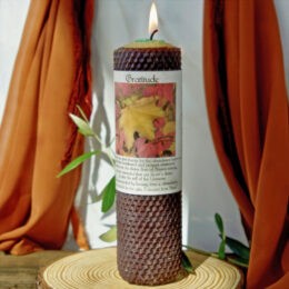 Gratitude Beeswax Intention Candle