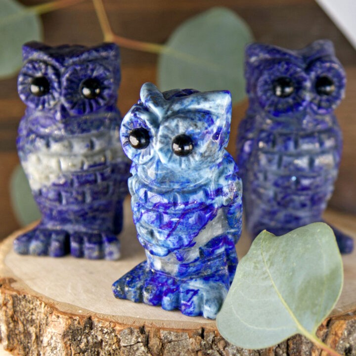 Lapis Lazuli Owl of Divine Wisdom