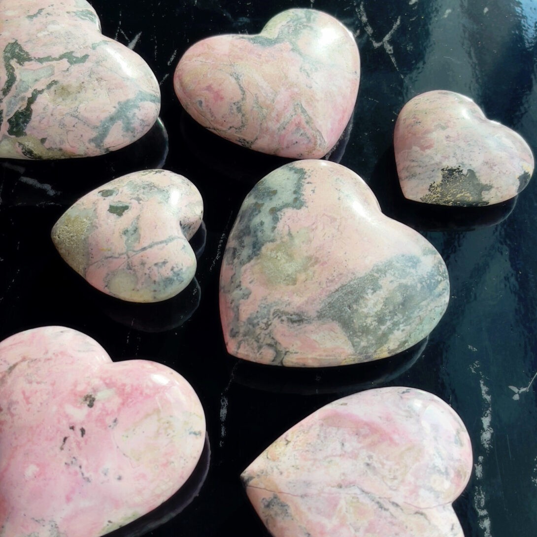 Open Heart Apothecary Rose Quartz Heart Crystal — Nourish + Soul