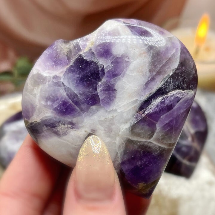 Dream Amethyst Protection Heart