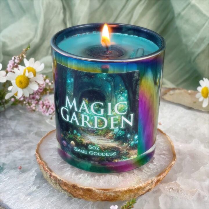 Magic Garden Intention Candle with Blood Orange & Oud