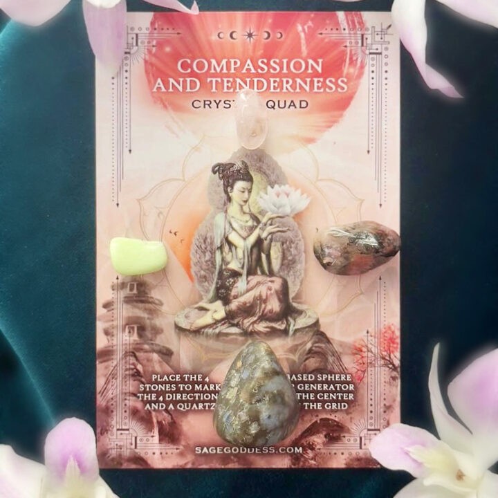 Compassion and Tenderness Crystal Quad