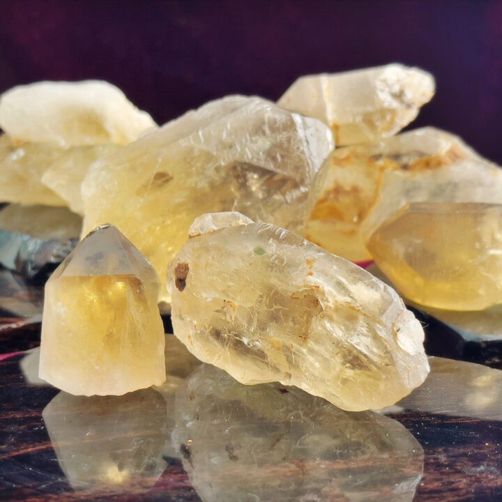 Natural Magical Citrine Point