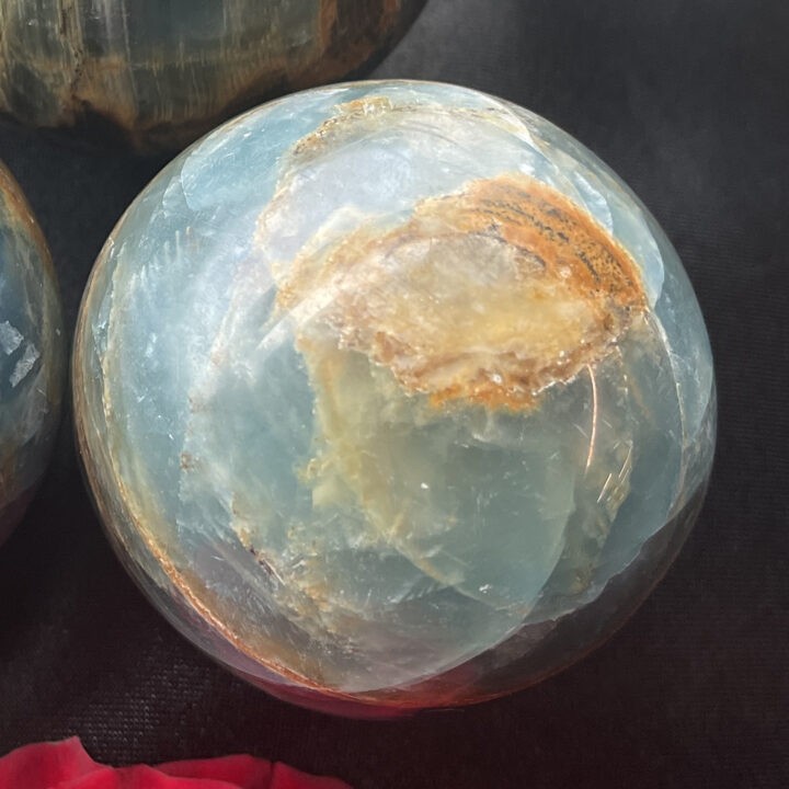 A-Grade Lemurian Blue Calcite Sphere