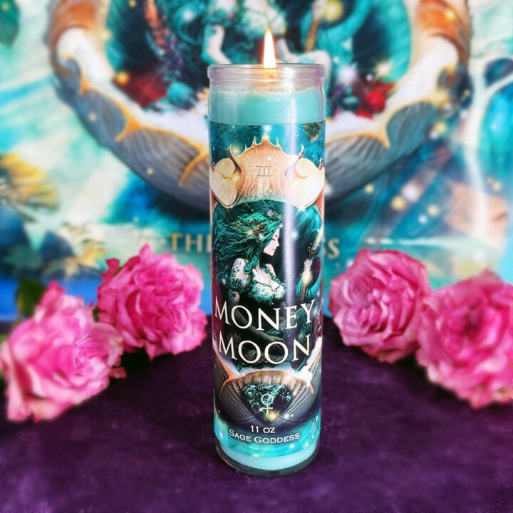 Money Moon Intention Candle