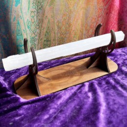 Wooden Crescent Moon SG Wand Stand