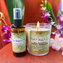 Go-Squito Mist and Intention Candle Duo