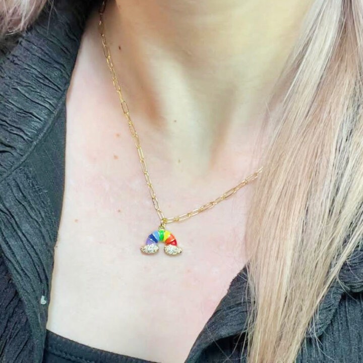 Over the Rainbow Zircon Necklace