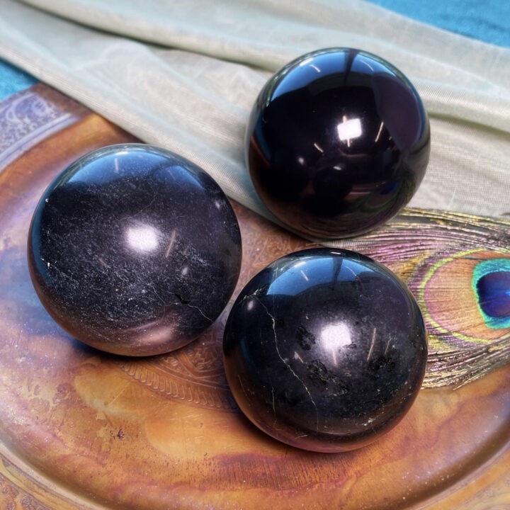 Black Tourmaline Sphere for Protection