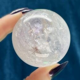 Clear Quartz with Amethyst Sphere