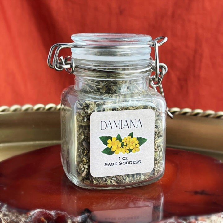 Damiana Herb Jar