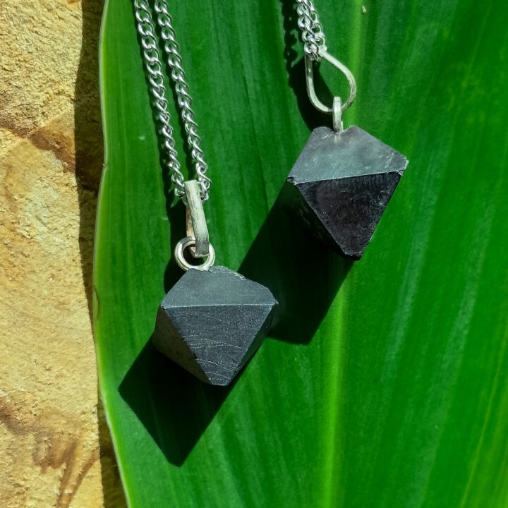Magnetite Octahedron Pendant Charged in Lions Gate Ceremony