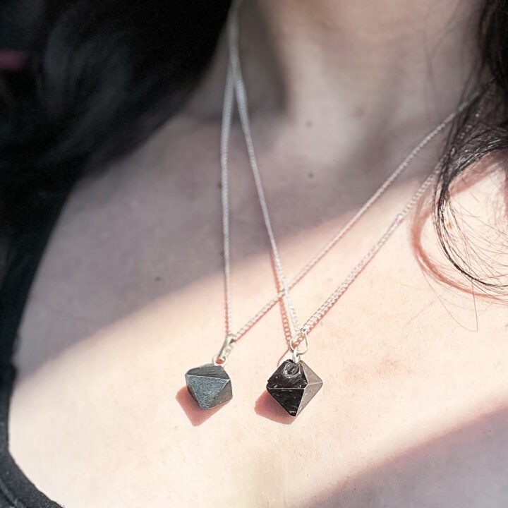 Magnetite Octahedron Pendant Charged in Lions Gate Ceremony