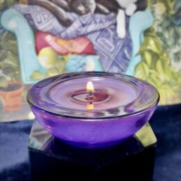 Calming Votive Intention Candle with Lavender and Vanilla